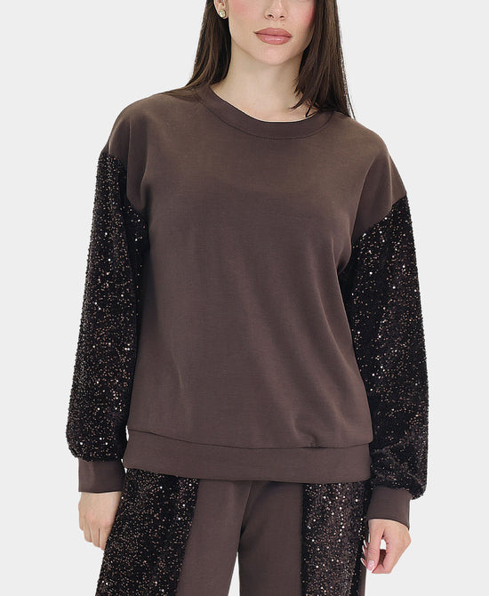 Top w/ Sequin Sleeves view 