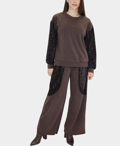 Top w/ Sequin Sleeves image 2