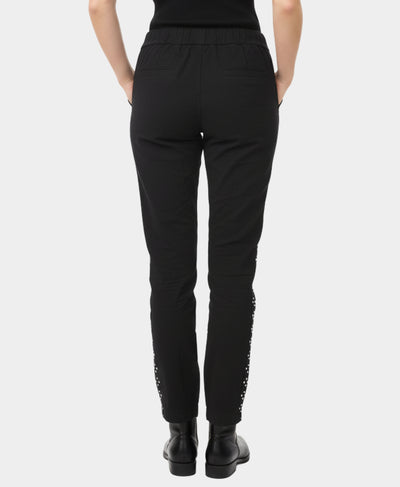 Pants w/ Lace Sides & Rhinestone Grommets image 2