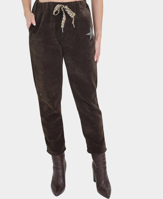 Chenille Pants w/ Beaded Star view 