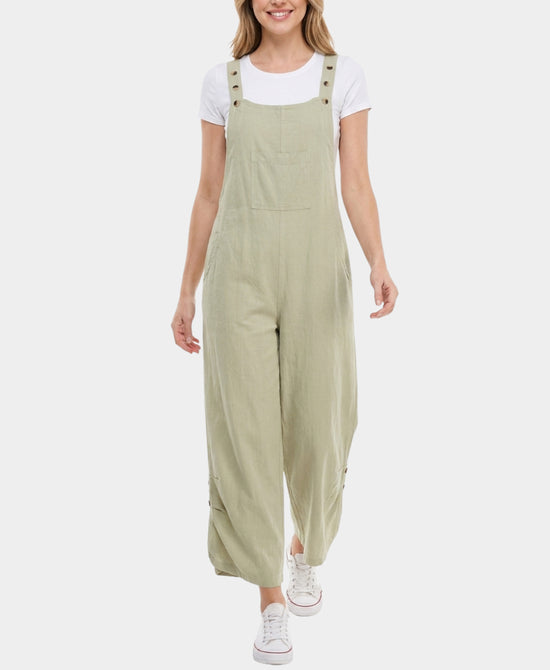
Overall Jumpsuit in SAGE GREEN view 1