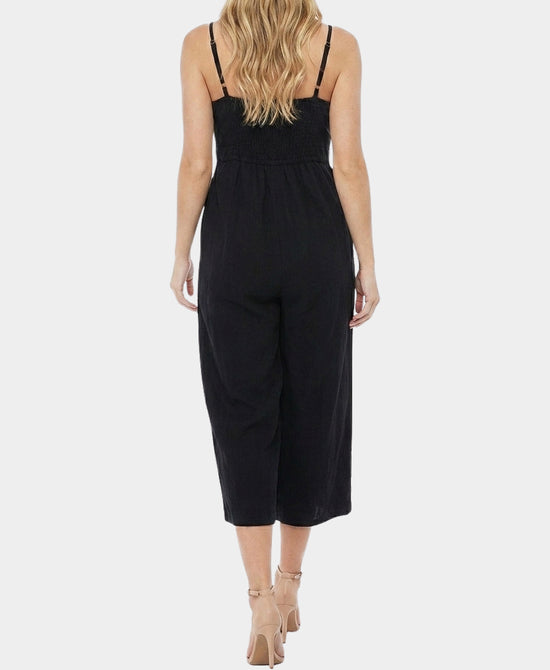 
Solid Jumpsuit in BLACK view 2