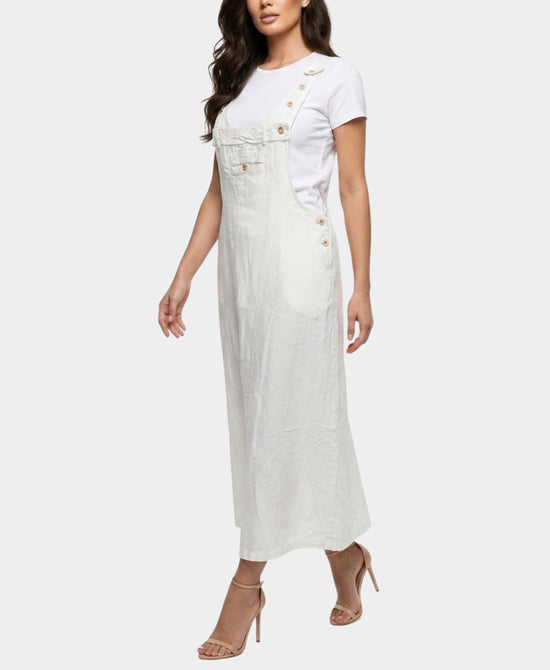 
Overall Maxi Dress in WHITE view 1