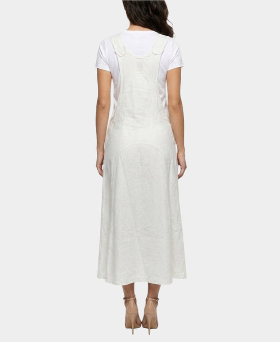 
Overall Maxi Dress in WHITE view 2