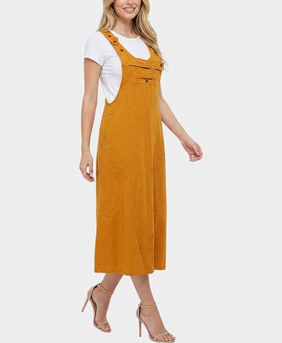 
Overall Maxi Dress in ORANGE view 1