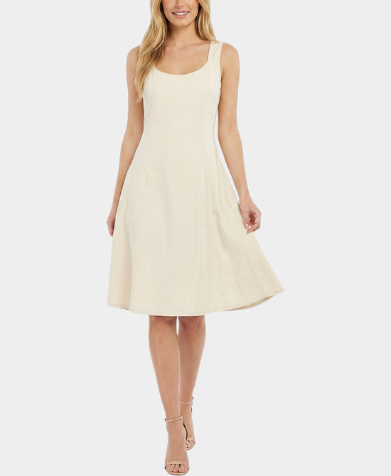 
Dress w/ Tie Back in CREAM view 1