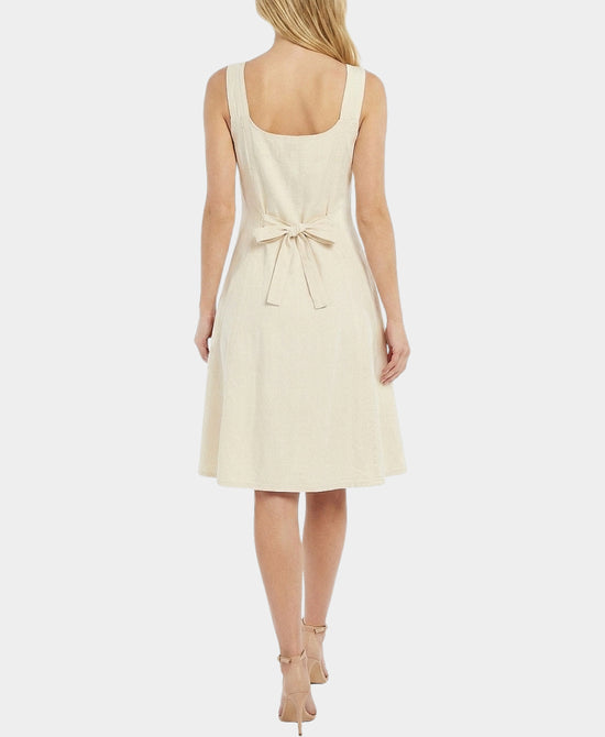 
Dress w/ Tie Back in CREAM view 2