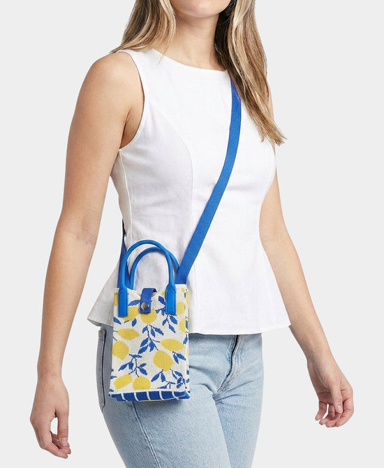 
Lemon Crossbody Bag in BLUE MULTI view 1