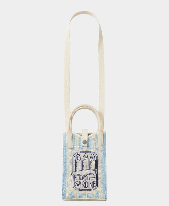 
Sardine Striped Crossbody Bag in BLUE/WHITE view 1