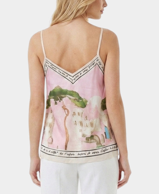 
Art-Inspired Scenic Print Tank in PINK MULTI view 2