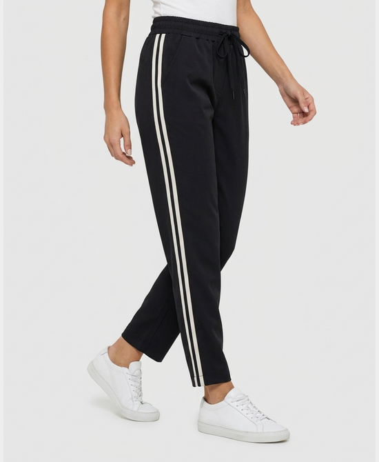 
Pants w/ Stripe Side Detail in BLACK view 1