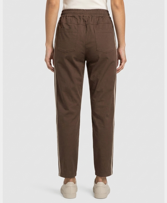 
Pants w/ Stripe Side Detail in BROWN view 2