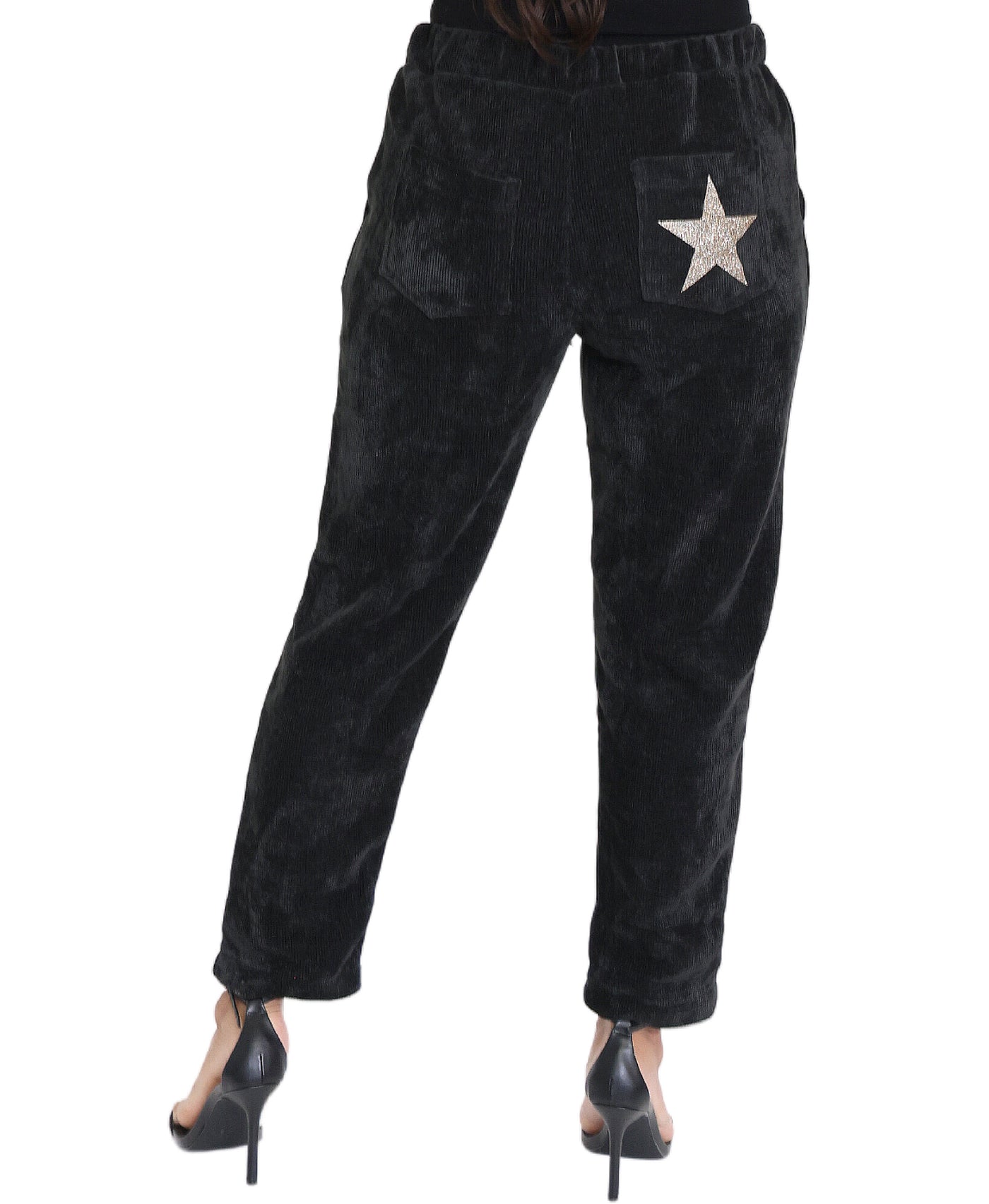 Chenille Textured Pants w/ Shimmer Star image 2