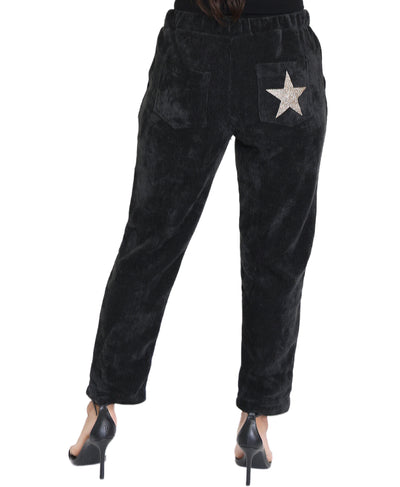 Chenille Textured Pants w/ Shimmer Star image 2
