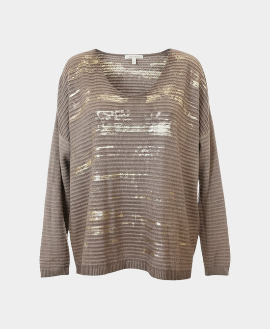 Sweater w/ Gold Foil view 