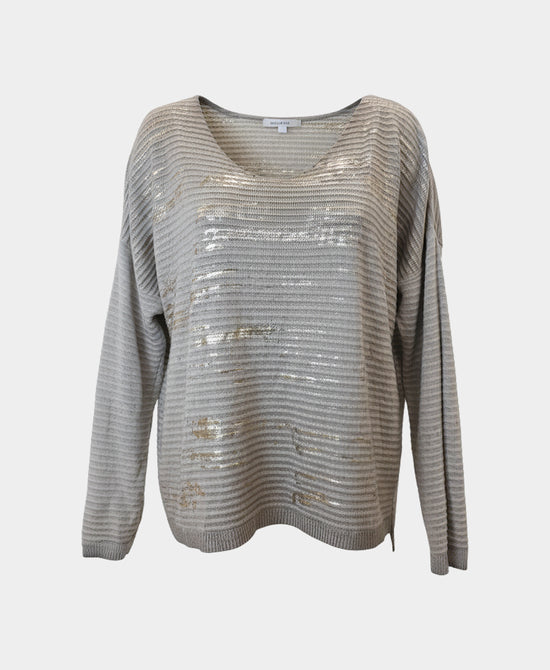 Sweater w/ Gold Foil view 