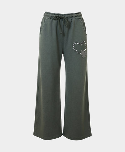 Pants w/ Rhinestone Hearts image 2