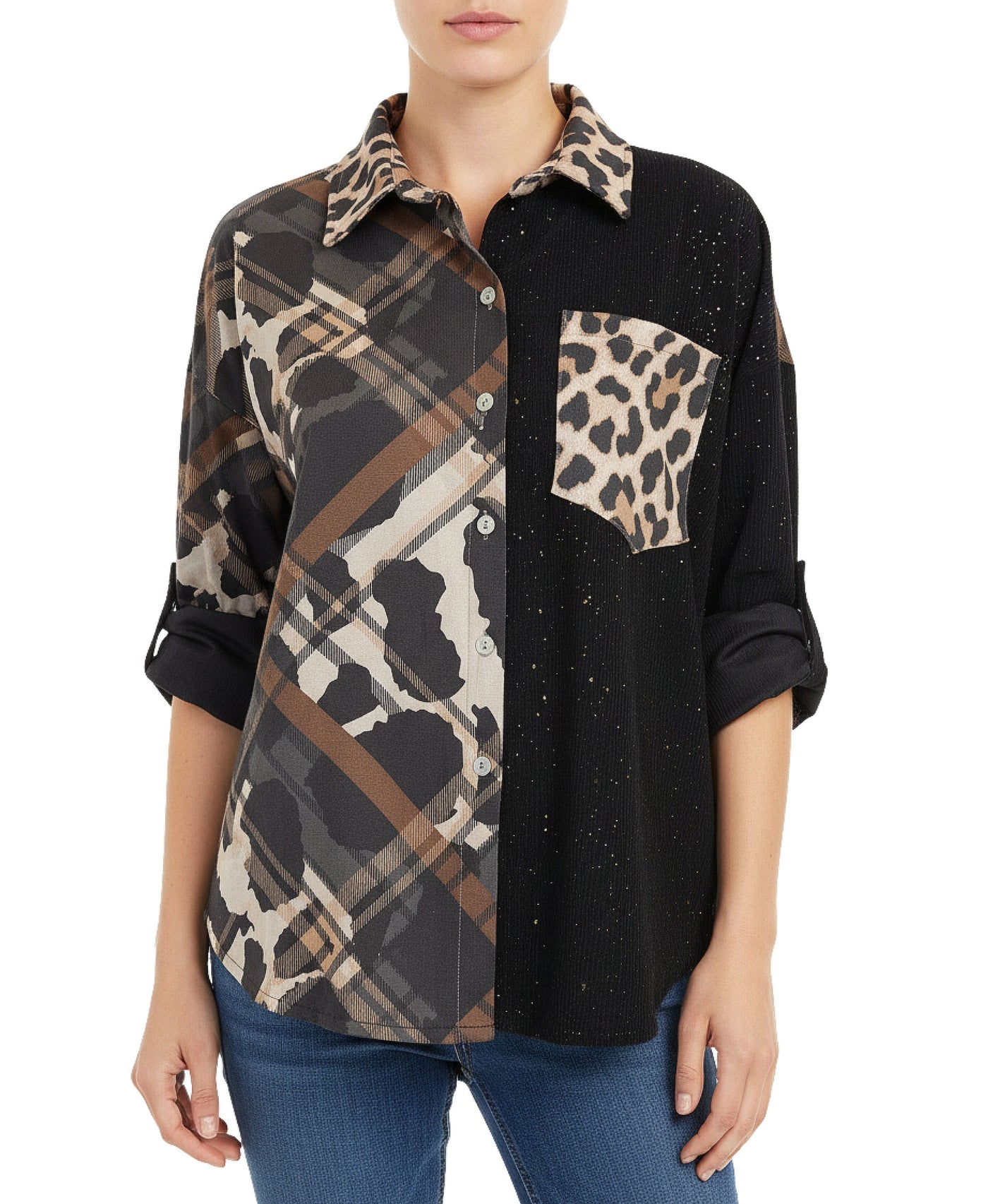 Mixed Media Shirt view 1