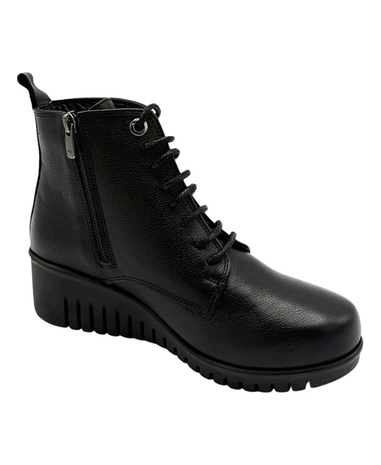 Leather Lace Up Bootie view 