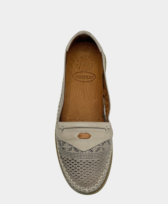 Leather Perforated Flat view 2