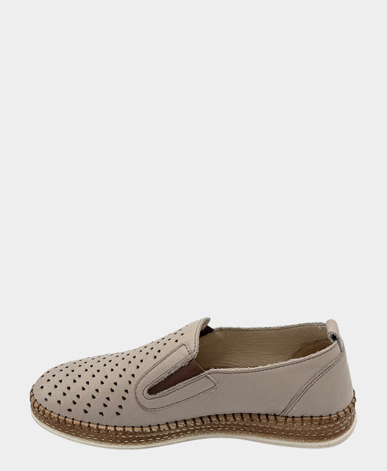 Leather Perforated Loafer view 2