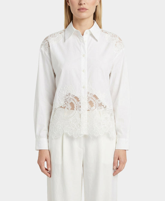 Blouse w/ Lace Trim view 1