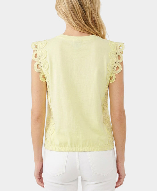 
Top w/ Scallop Trim in YELLOW view 2