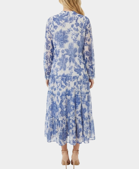 
Printed Maxi Dress in BLUE view 2