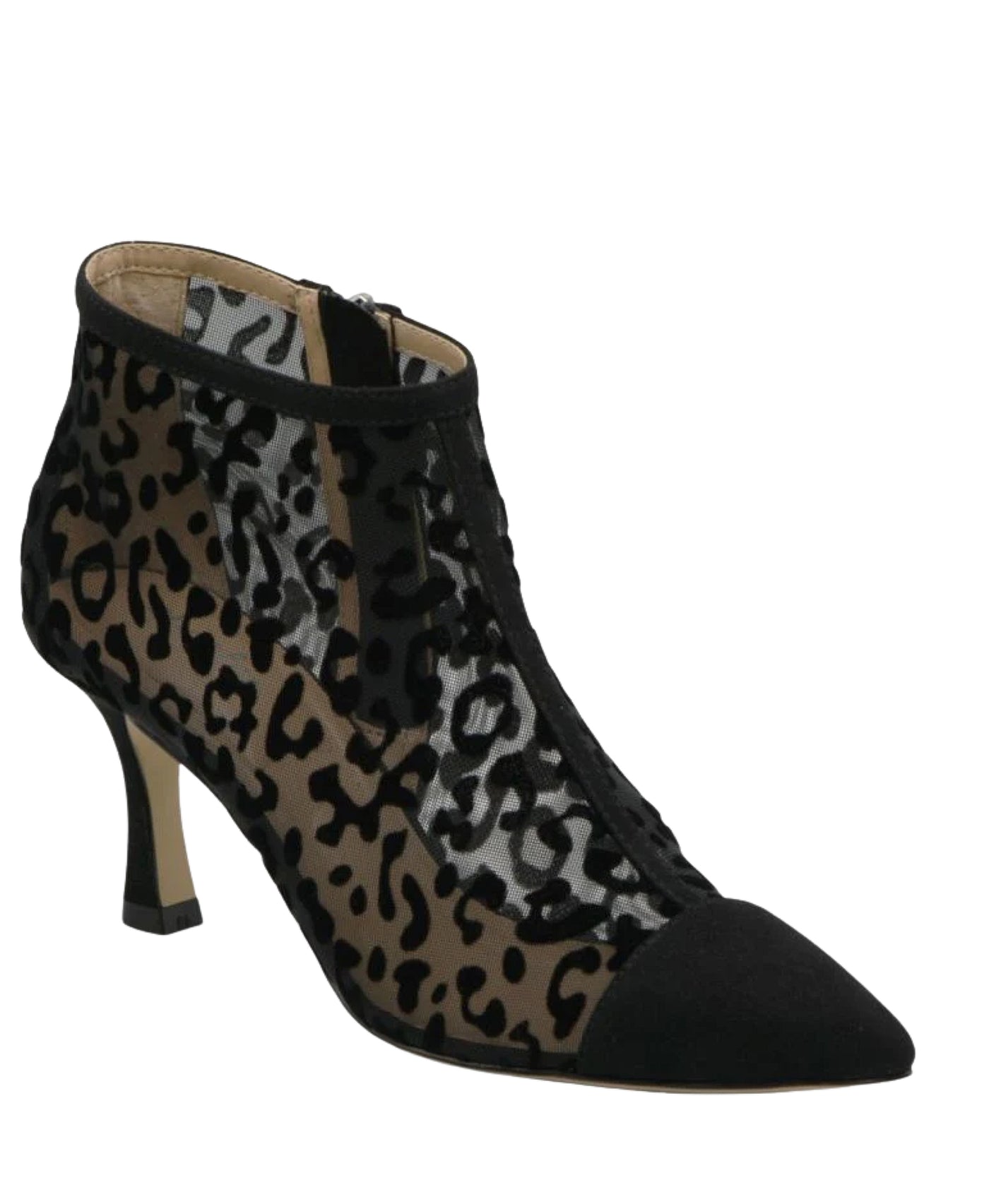 Leopard Mesh Bootie view 1