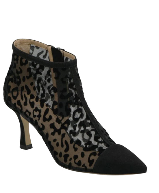 Leopard Mesh Bootie view 