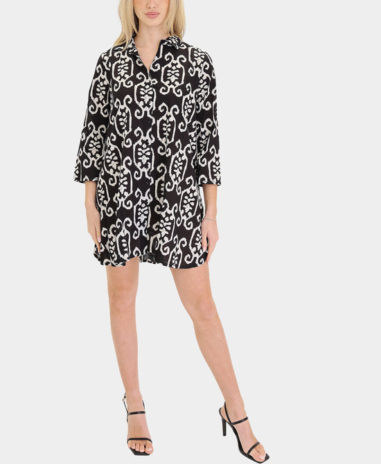 Printed Dress/Swim Cover-Up view 1