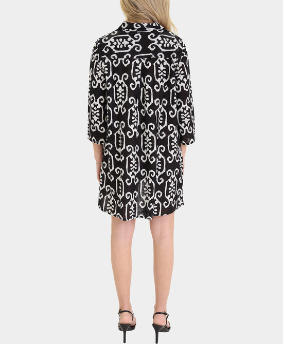 Printed Dress/Swim Cover-Up view 2