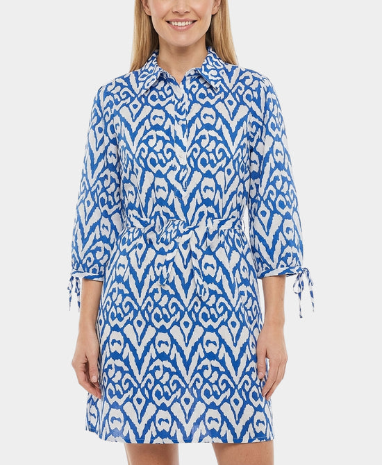 Printed Dress/Swim Cover-Up view 1