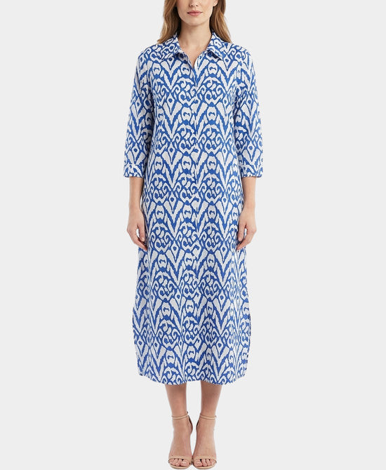 Printed Dress/Swim Cover-Up view 1