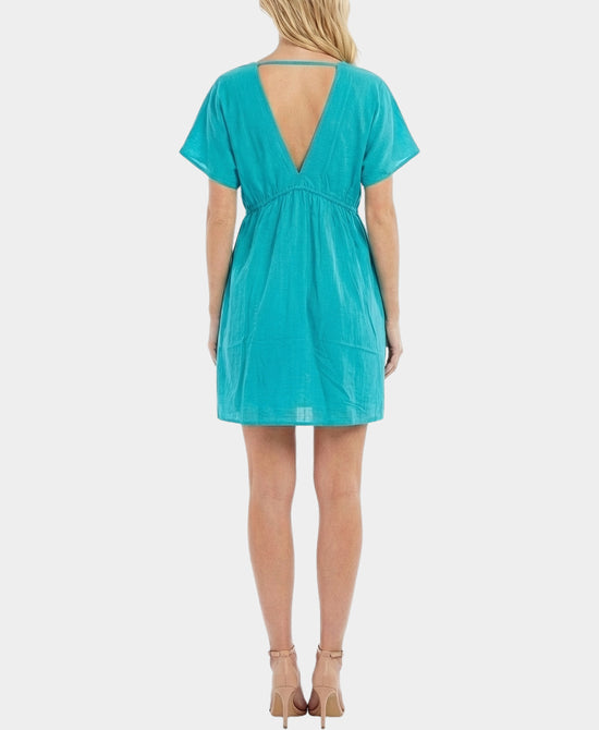 Beaded Trim Dress/Swim Cover-Up view 2