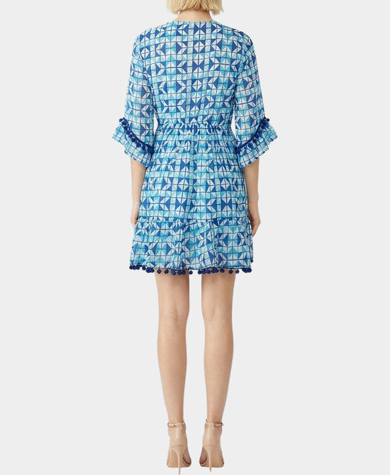 Printed Dress/Swim Cover-Up view 2