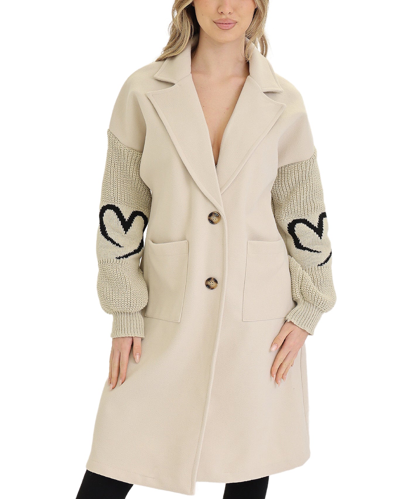 Heart Sweater Coat view 1