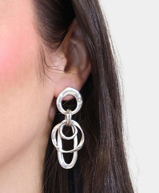 
Statement Earrings in SILVER view 1