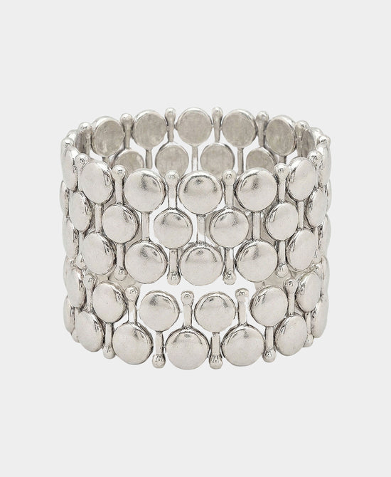 
Statement Elastic Bracelet in SILVER view 2
