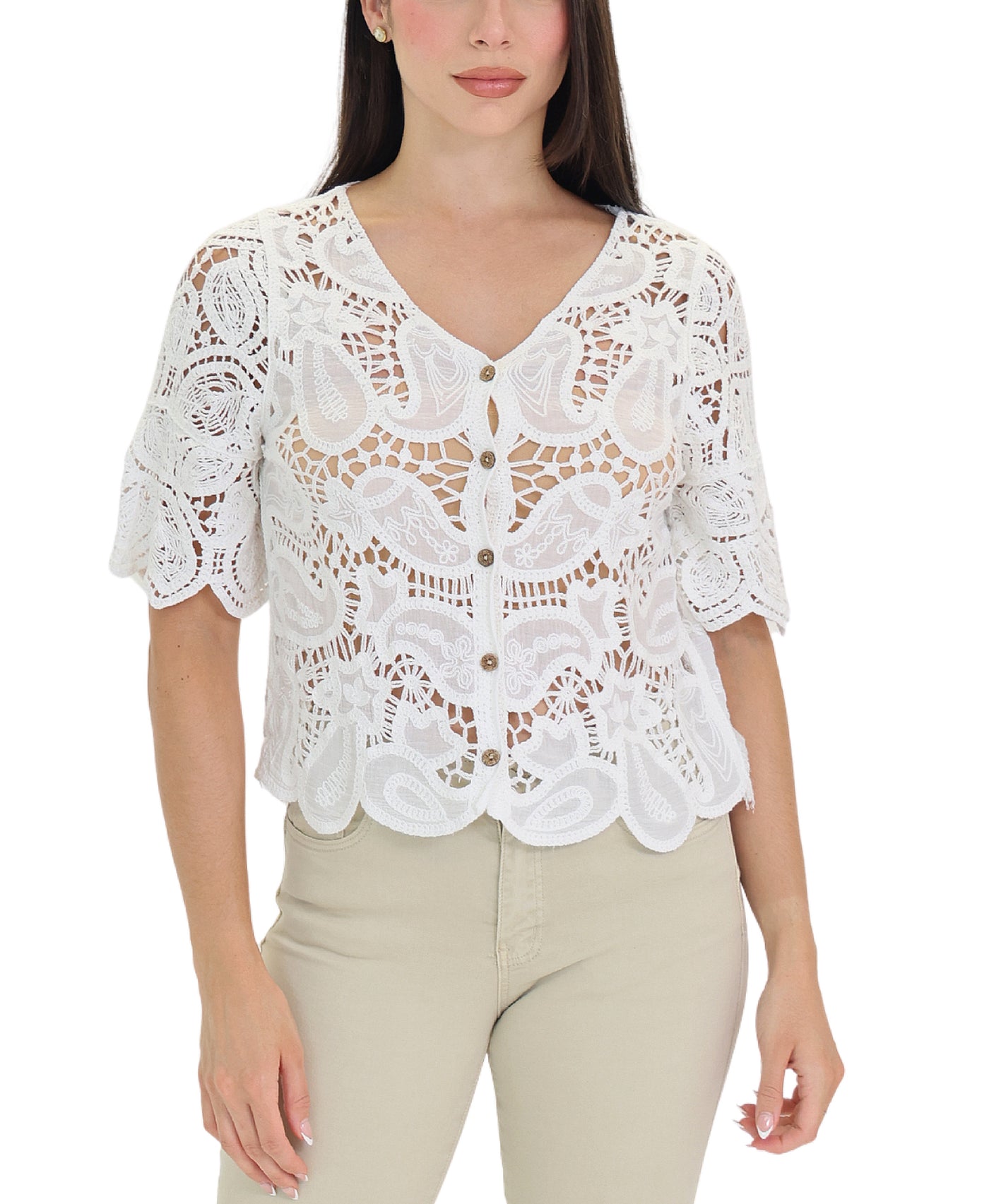 Crochet Top view 1