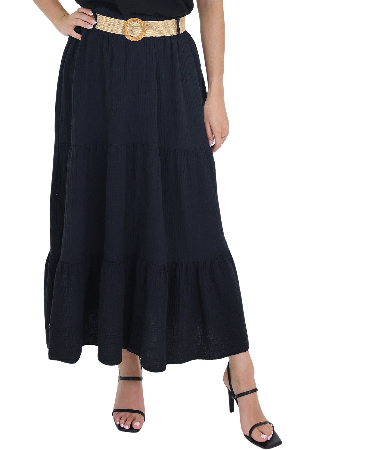 Cotton Maxi Skirt view 1