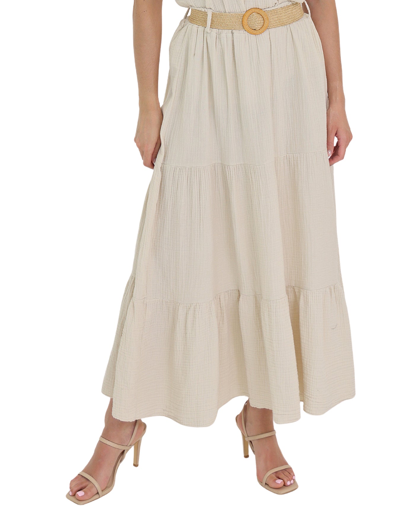 Cotton Maxi Skirt view 1