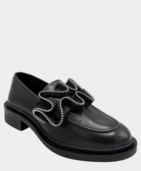 Leather Ruffle Loafer view 