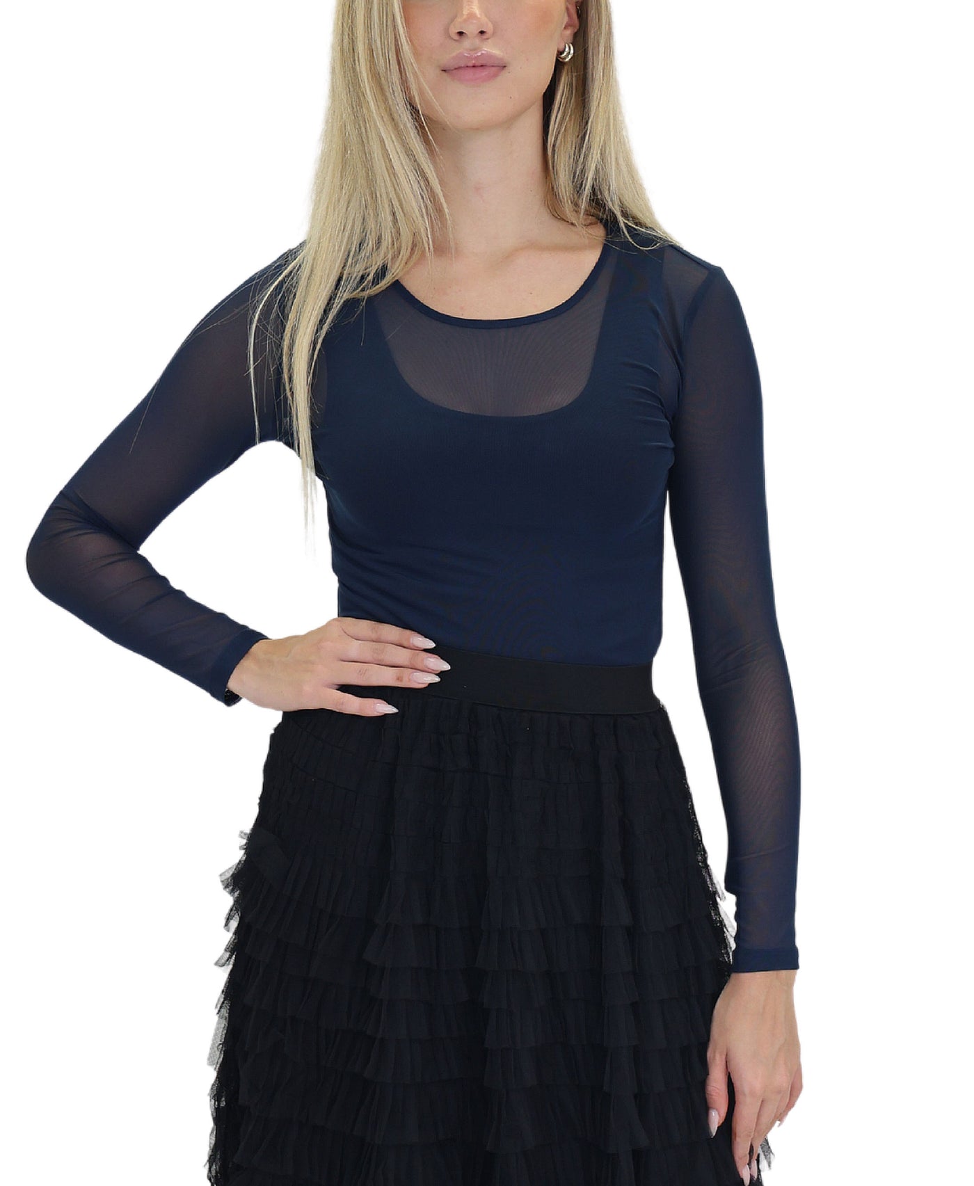 Sheer Mesh Top view 1