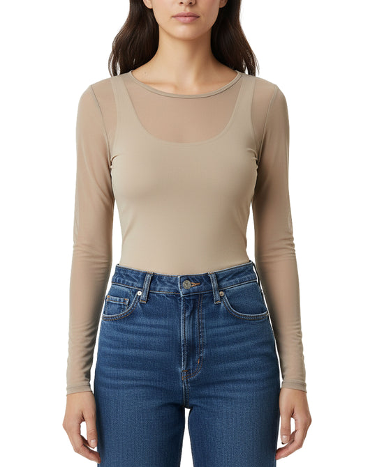 Sheer Mesh Top view 