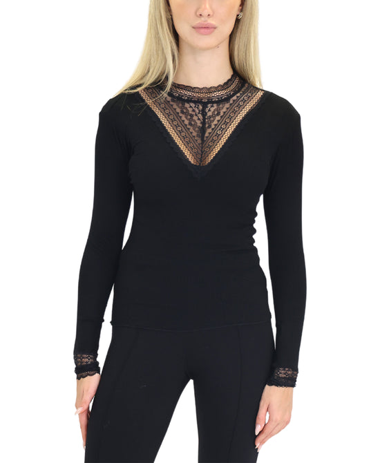Lace Trim Top view 