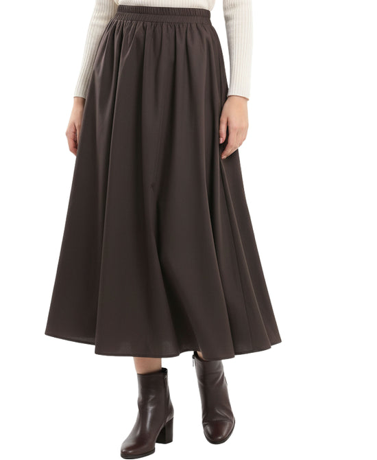 Satin Maxi Skirt view 
