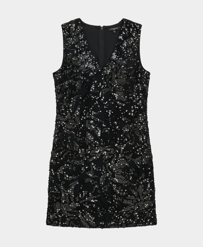Sequin Velvet Dress image 2