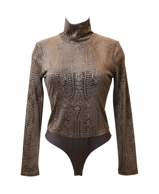 Burn Out Velvet Bodysuit view 