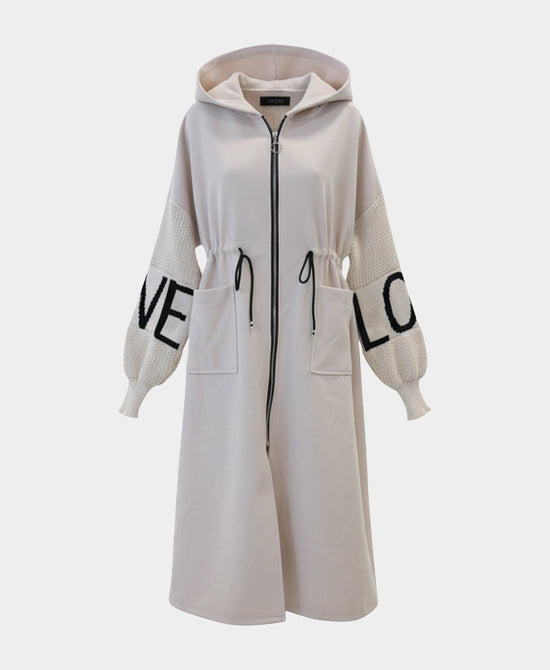 "Love" Sweater Coat view 2